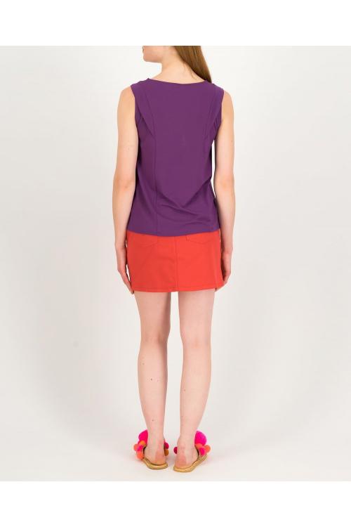 Blutsgeschwister Ärmelloses-Shirt Sporty Romance in amour violet