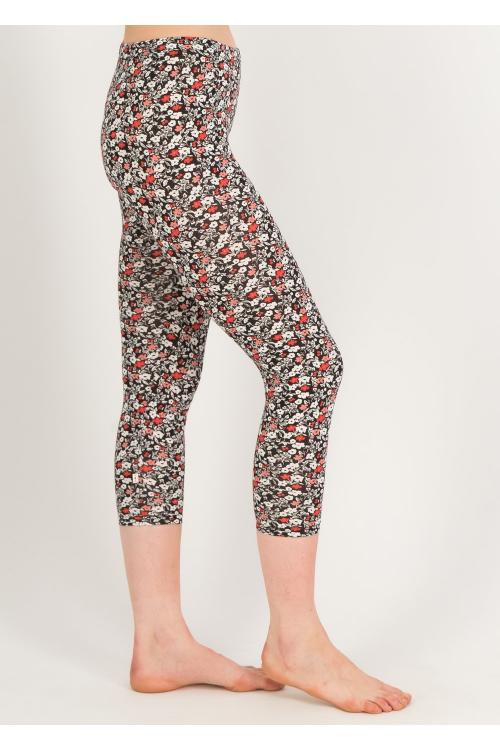 Blutsgeschwister Leggings Cropped Laune Legs in mini flowerbomb