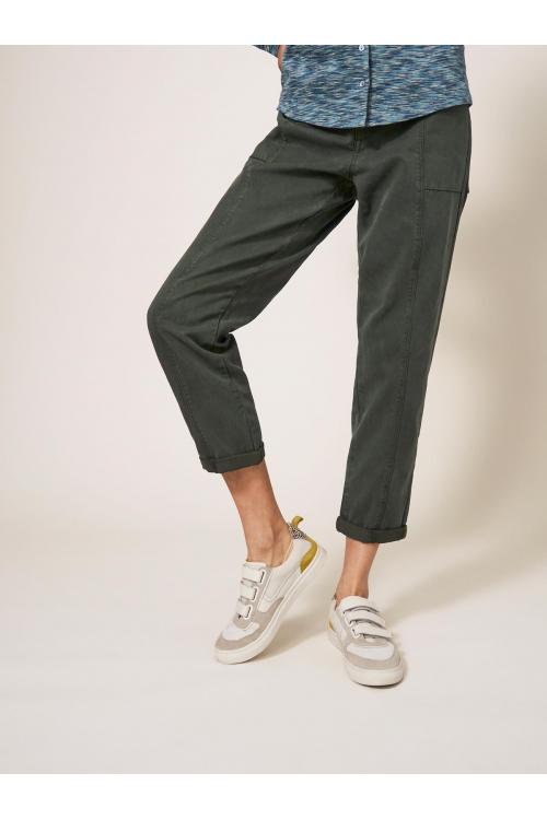 White Stuff Thea Trouser in KHAKI GRN