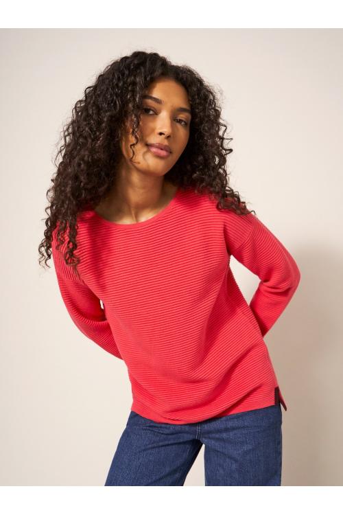 White Stuff JANA JUMPER in BRT PINK