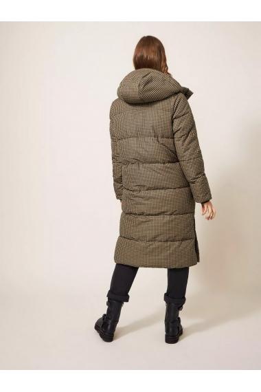 White Stuff Elyse Quilted Coat in TAN PR