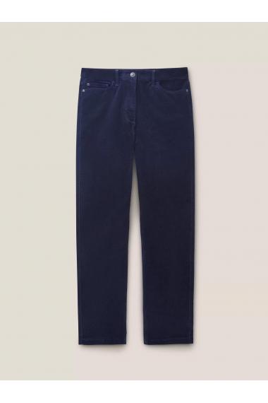 White Stuff Brooke Straight Cord Trouser in DARK NAVY