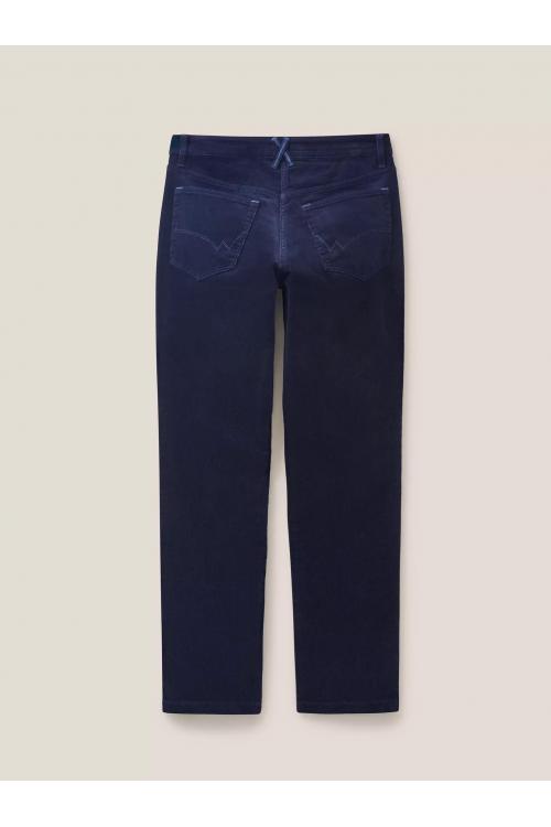 White Stuff Brooke Straight Cord Trouser in DARK NAVY