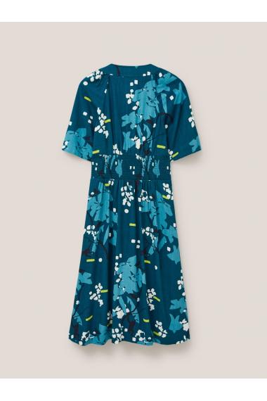 White Stuff Izzie Dress in TEAL MLT