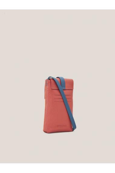 White Stuff Clara Buckle Suede Phone Bag in BRT ORANGE