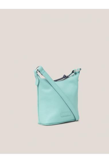 White Stuff Mini Fleur Suede Crossbody in BRT TEAL