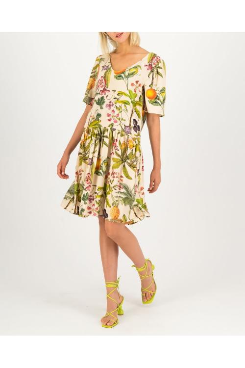 Blutsgeschwister Midi-Kleid Hang on Honey Summer in jardin fruitier madmoizelle