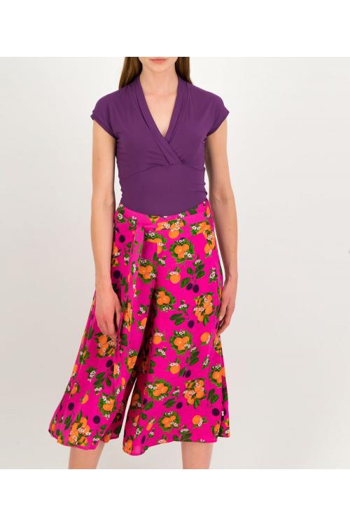 Blutsgeschwister Midi-Hose Flotte Culottes in le coeur joyeux