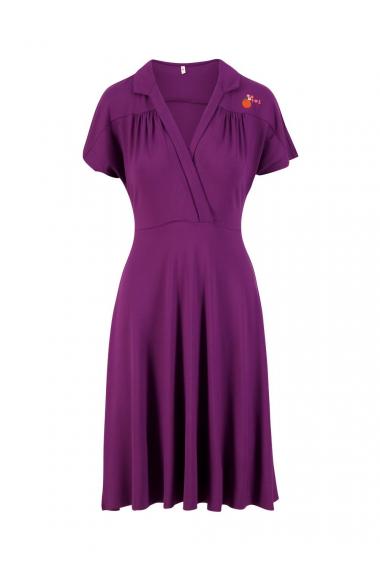 Blutsgeschwister Midi-Kleid Hédoniste d'été in amour violet