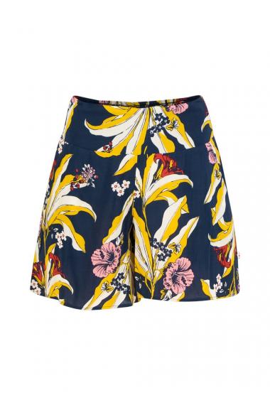 Blutsgeschwister Mini-Hose Easy Lotti in fleurs d'hibiscus