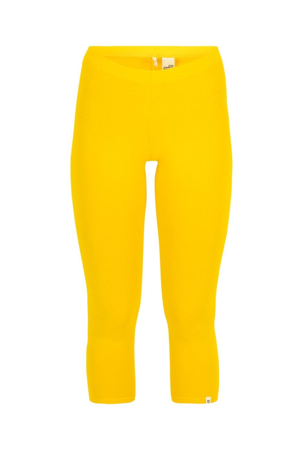 Blutsgeschwister Leggings Cropped Laune Legs in jaune soleil