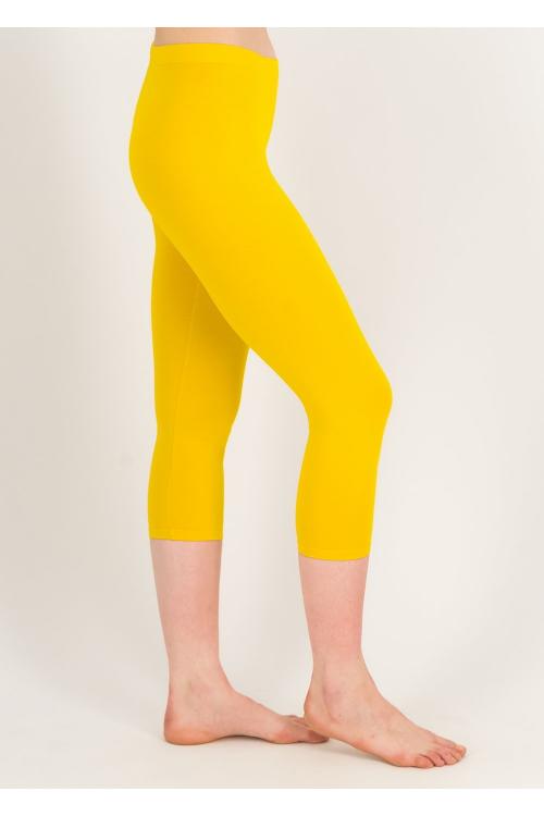 Blutsgeschwister Leggings Cropped Laune Legs in jaune soleil