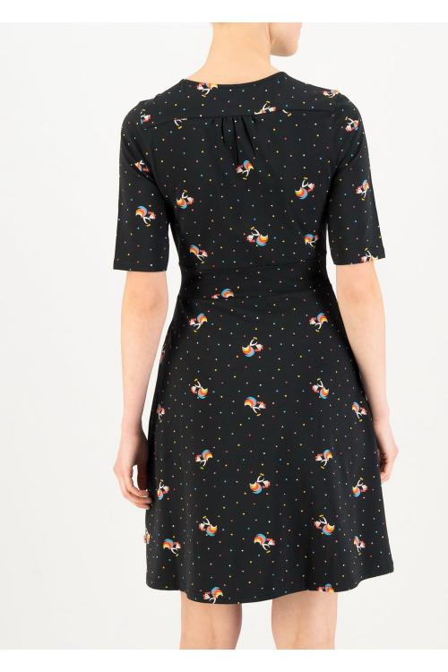 Blutsgeschwister Midi-Kleid Hootchy Kootchy Petite in dancing rooster