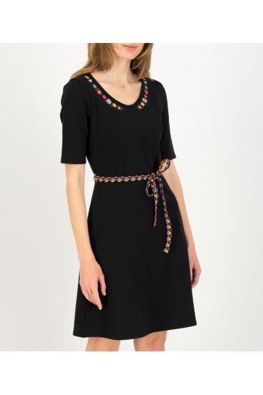 Blutsgeschwister Midi-Kleid Home Cute in farmer´s dynasty black