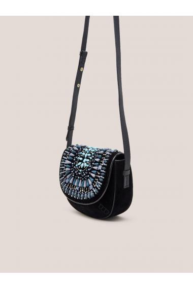 White Stuff Blair Suede Embellished bag 439920 in NAVY MULTI