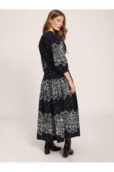 White Stuff Maude Embroidered Dress 439818 in Black