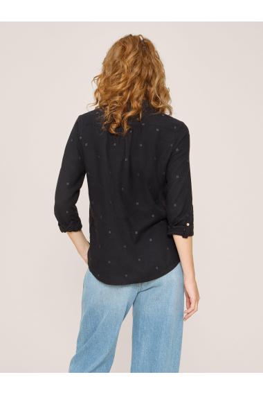 White Stuff Sophie Organic Cotton Shirt 439531 in Black