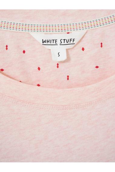 White Stuff Eva Jersey PJ Top 439716 in LIGHT PINK