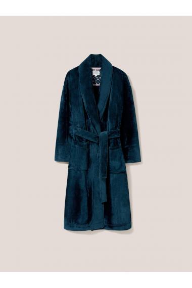 White Stuff Clover Cosy Dressing Gown 439715 in DARK TEAL