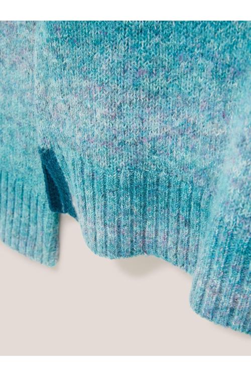 White Stuff SPACE DYE JUMPER 439880 in TEAL MULTI