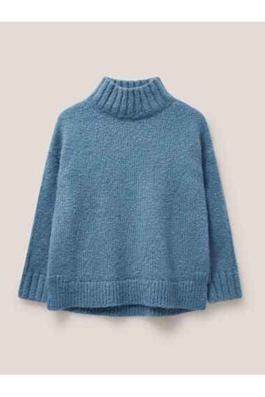 White Stuff FRIEDA JUMPER 439896 in MID BLUE