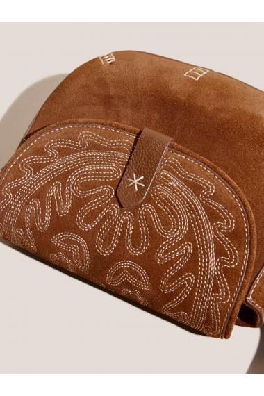 White Stuff SERENA EMBROIDERED SADDLE BAG