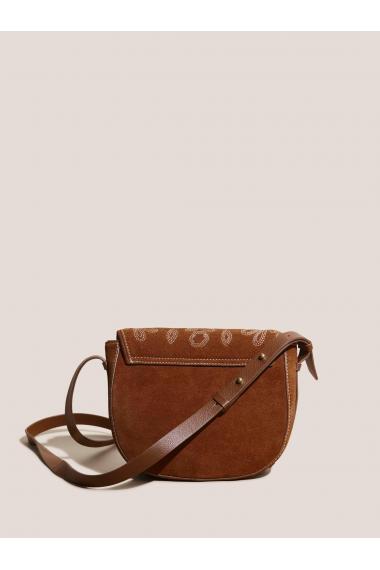 White Stuff SERENA EMBROIDERED SADDLE BAG