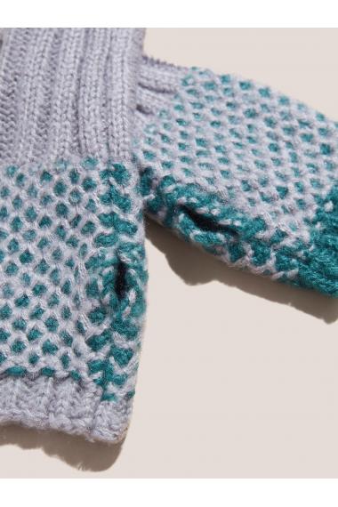 White Stuff HONEYCOMB KNITTED GLOVE