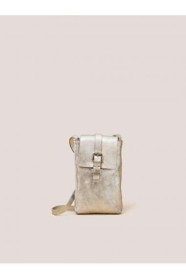 White Stuff CLARA BUCKLE LEATHER PHONE BAG