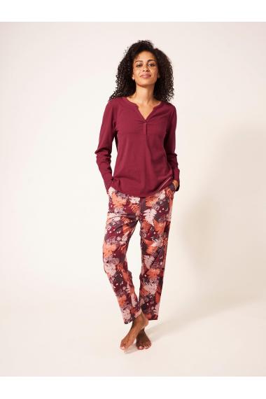 White Stuff Berry Organic PJ Top