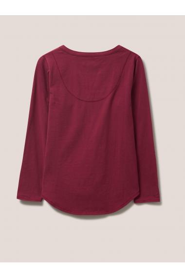 White Stuff Berry Organic PJ Top