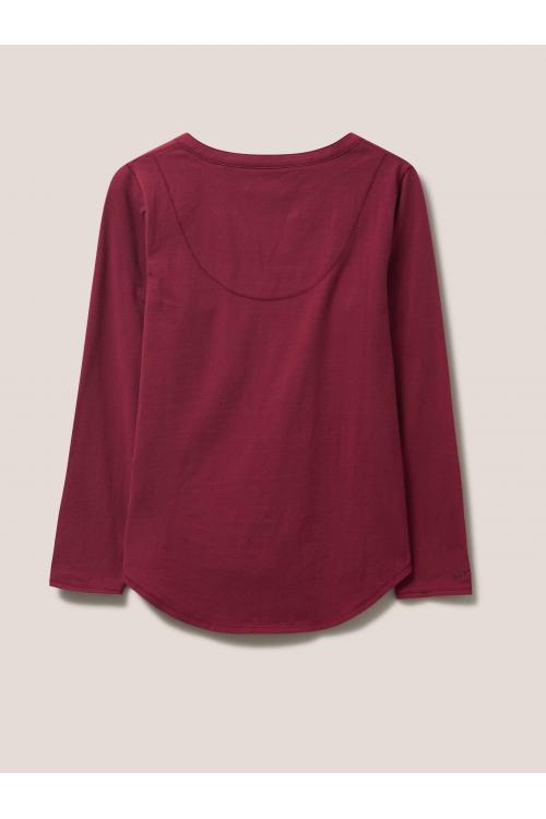 White Stuff Berry Organic PJ Top