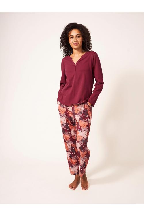 White Stuff Berry Organic PJ Top