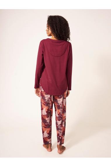 White Stuff Berry Organic PJ Top