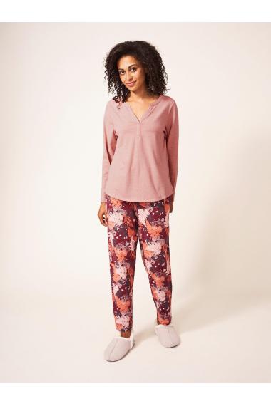 White Stuff Berry Organic PJ Top