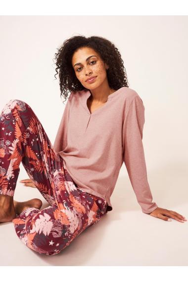 White Stuff Berry Organic PJ Top