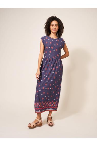 White Stuff Addison Cotton Midi Dress