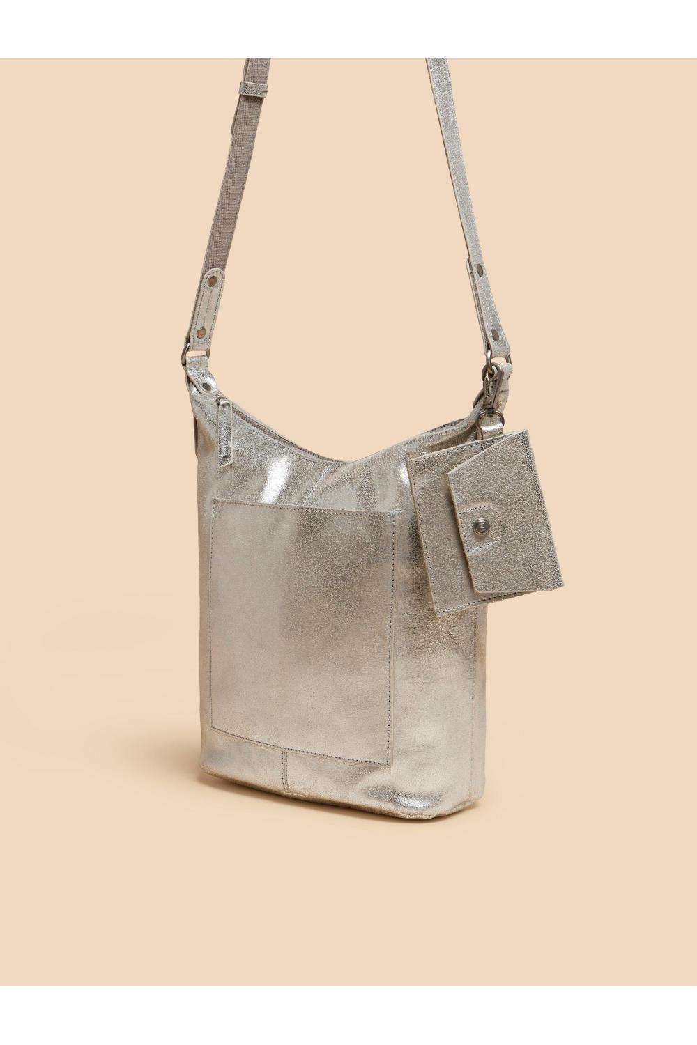 White Stuff Fern Leather Crossbody