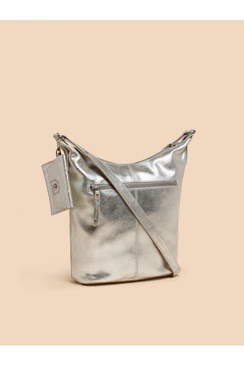 White Stuff Fern Leather Crossbody