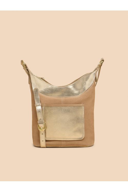 White Stuff Fleur Suede Crossbody