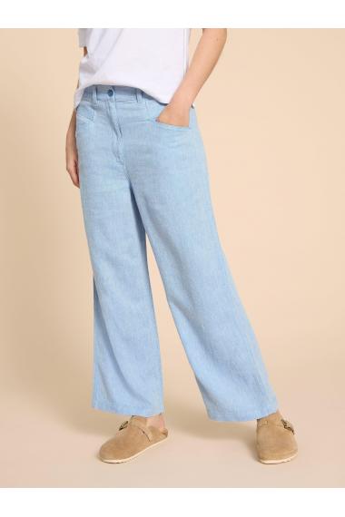 White Stuff Harper Linen Blend Trouser