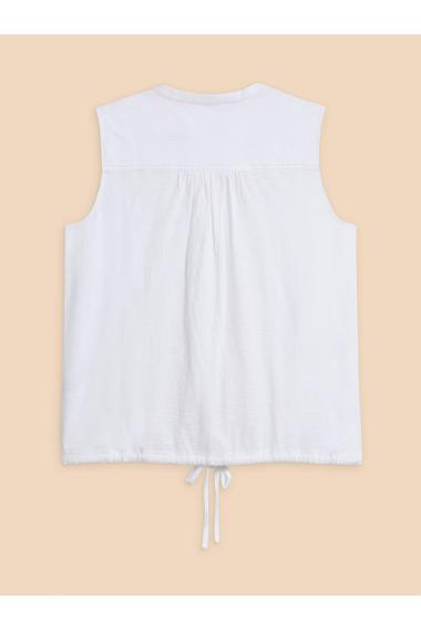 White Stuff TULIP JERSEY SLEEVELESS SHIRT