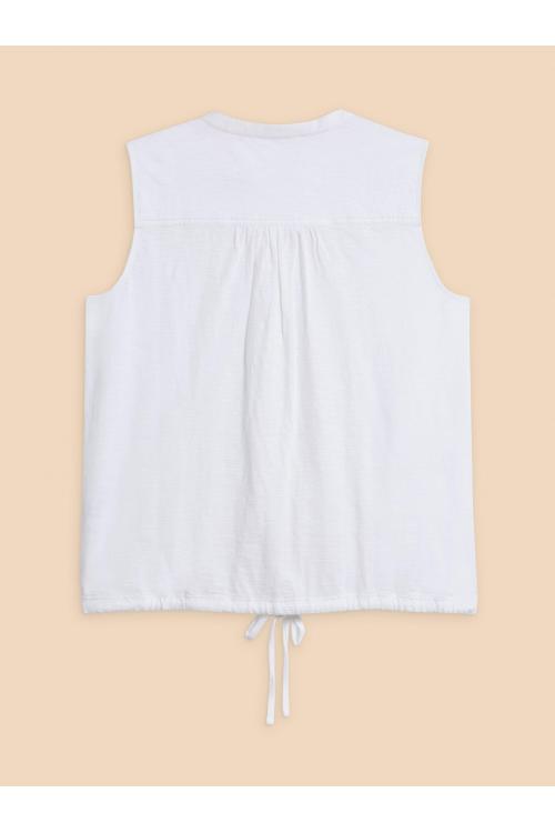 White Stuff TULIP JERSEY SLEEVELESS SHIRT