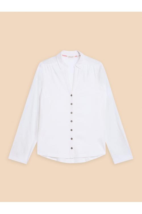 White Stuff ANNIE MIX JERSEY SHIRT