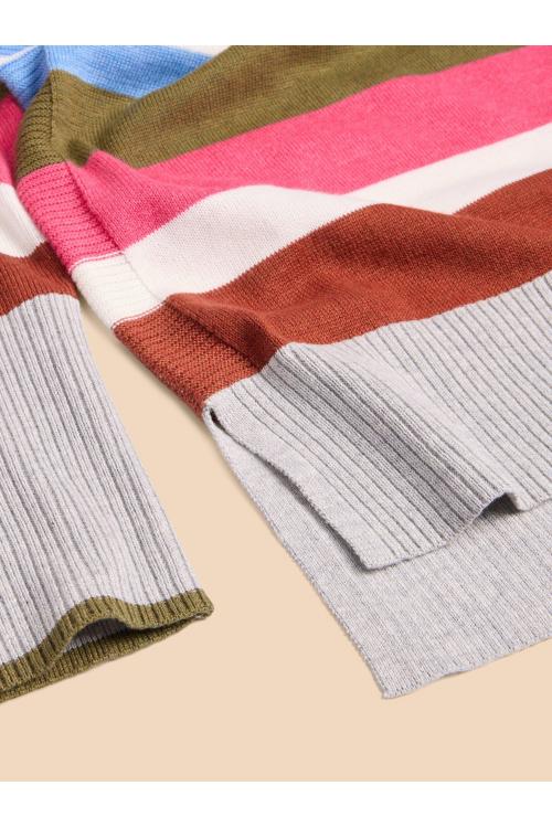 White Stuff OLIVE STRIPE JUMPER