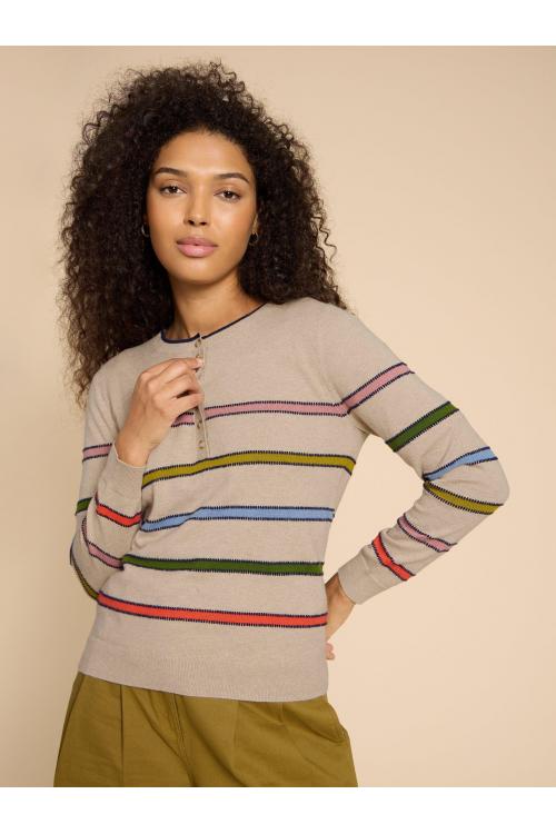 White Stuff SIENNA STRIPE JUMPER