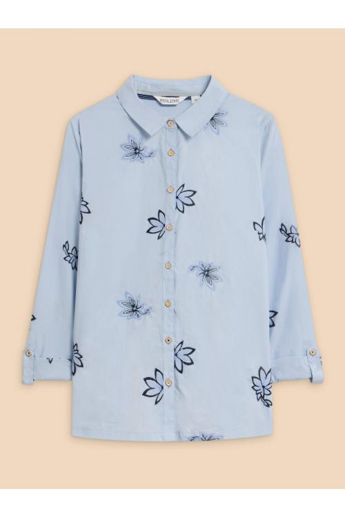 White Stuff Sophie Embroidered Shirt