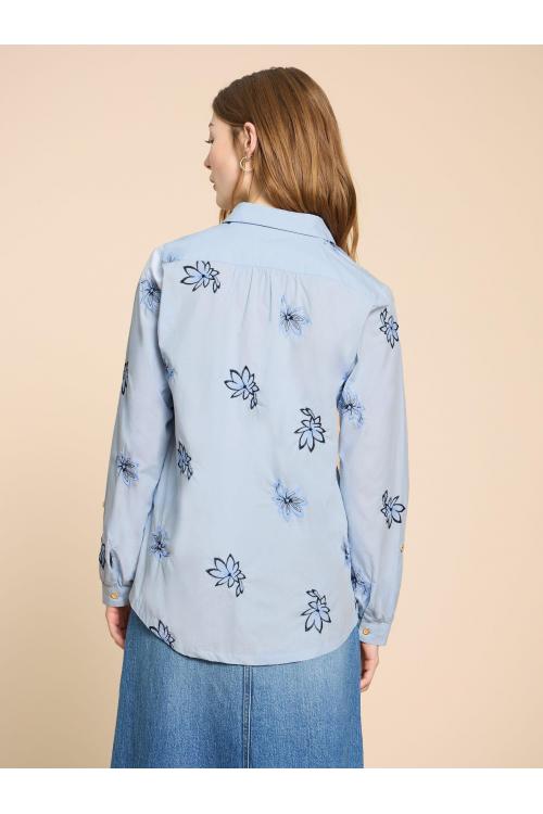 White Stuff Sophie Embroidered Shirt