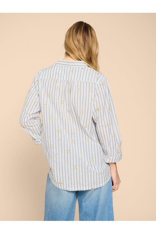 White Stuff Sophie Embroidered Shirt