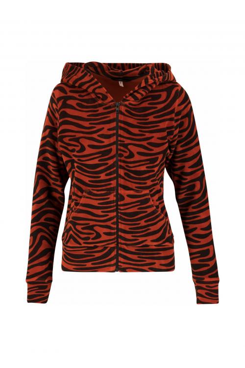 Blutsgeschwister Zipper-Hoody Luscious Cocoon in wild heart, Gr. S